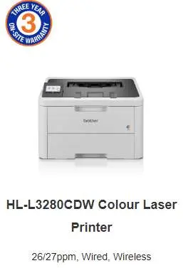Brother HL-L3280CDW Colour Laser printer