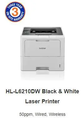 Brother HL-L6210DW Mono Laser printer Brother HL-L6210DW Mono Laser printer