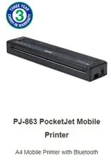 Brother PJ-863 Pocketjet Mobile Printer